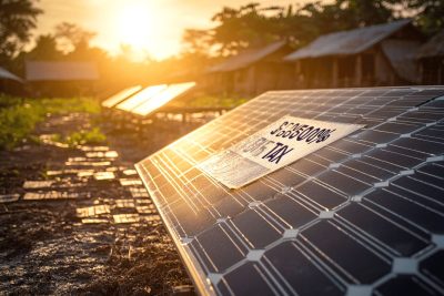 Exploration des effets de la taxe de 3 500 % de Trump sur le secteur solaire cambodgien