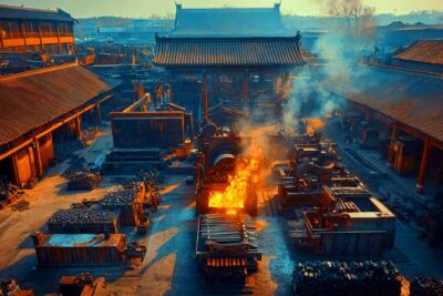 la technique révolutionnaire de la chine pour une production de fer plus rapide