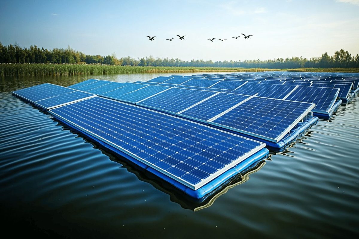 Les impacts environnementaux de l'énergie solaire flottante à la loupe