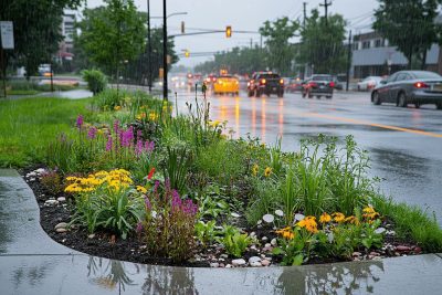 Utilisation des noues en milieu urbain pour une meilleure gestion écologique des eaux