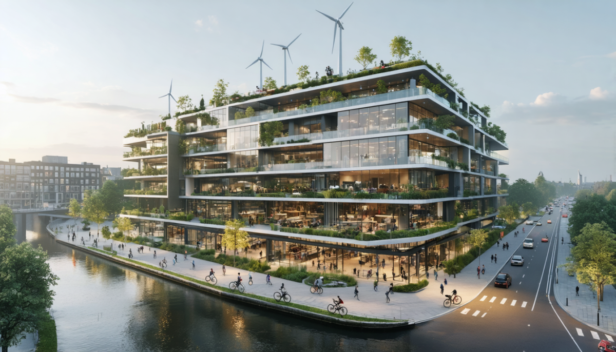 découvrez comment amsterdam révolutionne la construction durable avec un immeuble à énergie neutre, un exemple inspirant d'innovation écologique et d'efficacité énergétique.