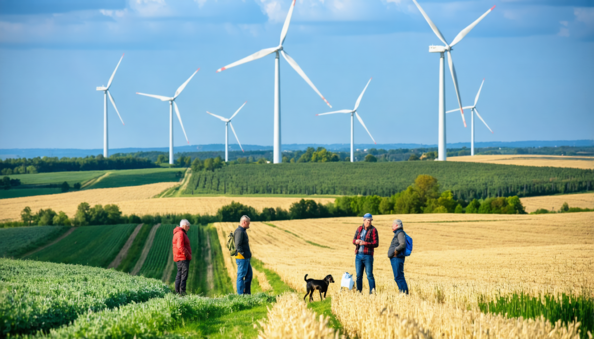 à saint-julien-de-vouvantes, les tensions montent entre agriculteurs, riverains et le projet éolien local, soulevant des débats sur l'impact environnemental et social.
