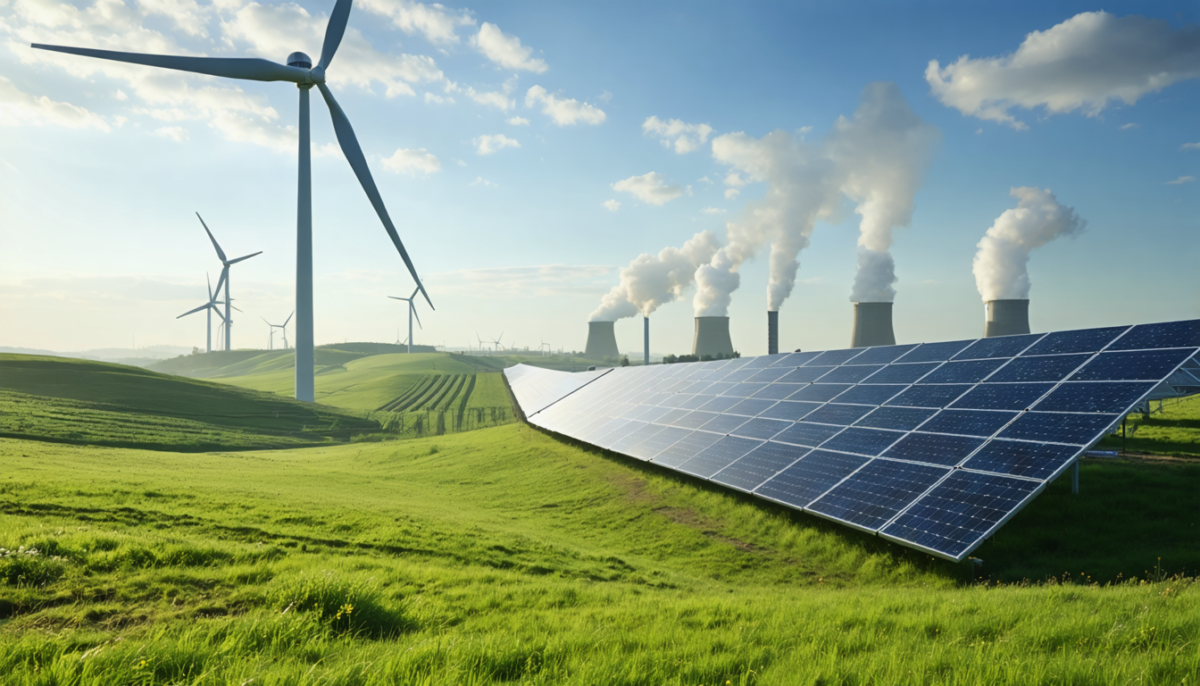 en 2025, la production renouvelable d'électricité au royaume-uni atteint un record historique, mais une légère hausse de pollution est observée malgré les efforts pour verdir le secteur énergétique.