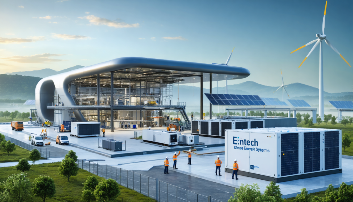 entech collabore avec eiffage énergie systèmes pour construire deux centrales innovantes de stockage d’énergie renouvelable, renforçant ainsi la transition énergétique et l’efficacité des solutions durables.