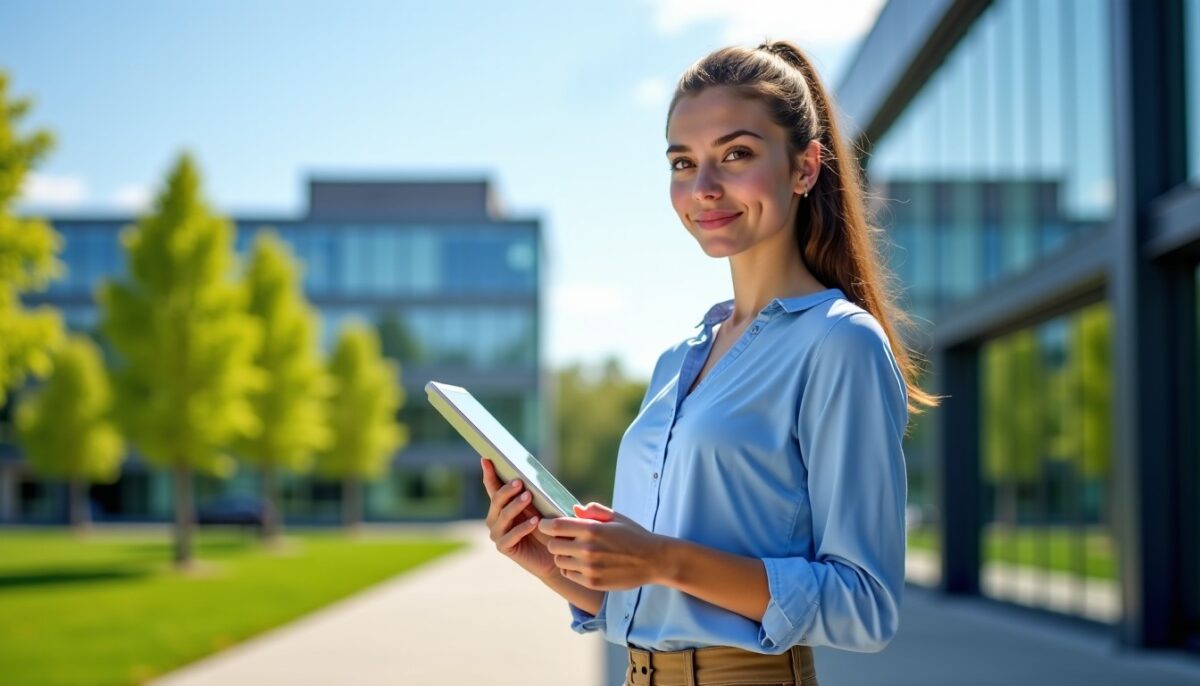 À Nancy, une étudiante américaine en ingénierie se spécialise dans les énergies renouvelables au cœur du Campus Lorraine