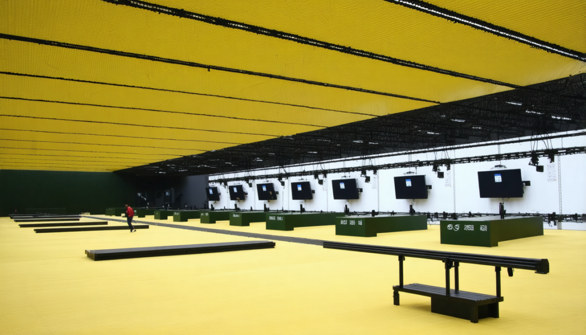 découvrez comment le site olympique de tir sportif de châteauroux se transforme grâce à l'installation de 43 000 panneaux solaires, créant une vaste mer d'énergie renouvelable et durable.